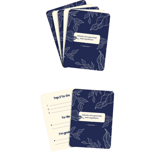 Motivational To-Do card - Set of 4